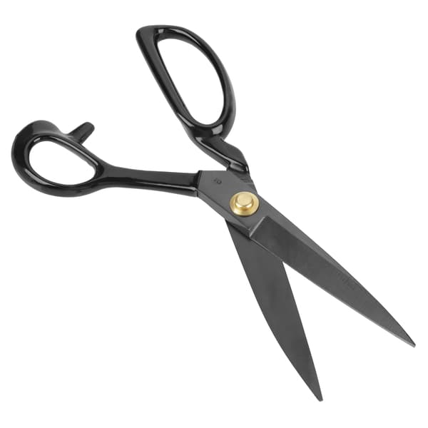 9IN Carbon Steel Leather Sewing TPR Handle Upholstery Scissors Assembly