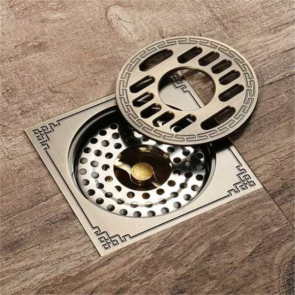 Toilet Bathroom Kitchen Odor-Resistant Copper Floor Drain Interface Washing Machine Siphon