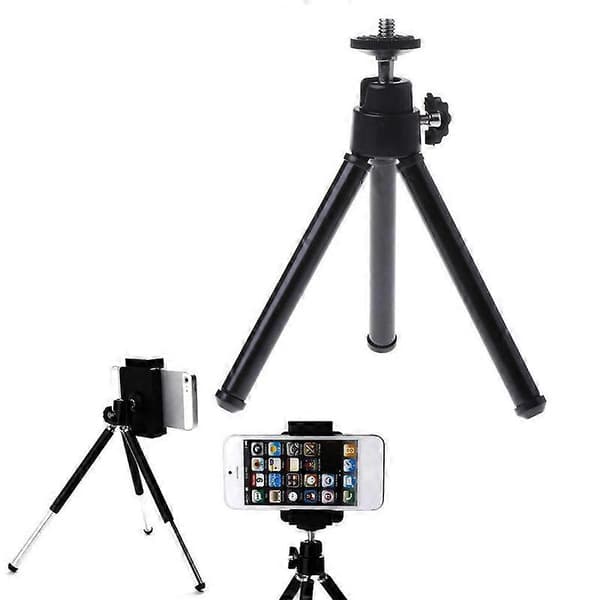 Universellt Mini Bärbart DSLR-kamera Mobiltelefon Stativhållare Stöd