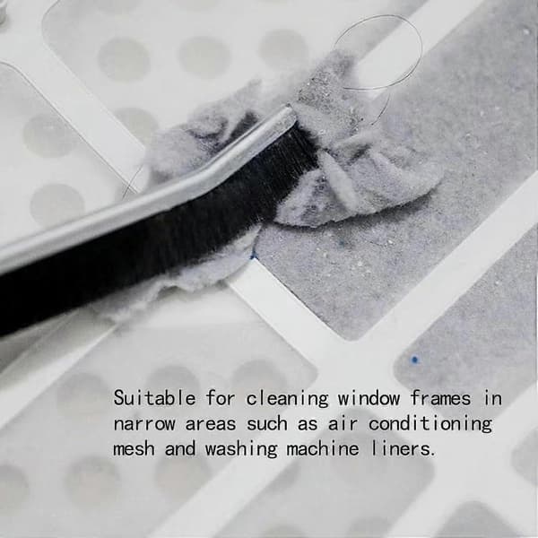 Crevice Cleaning Brush, Multifunctional Gap Cleaner, Dead Corner Brushes for Bathroom, Kitchen Tiles, Window Doors, 3 Pcs