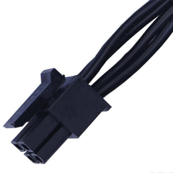 2 stk. Mini 4Pin til dobbelt 15Pin SATA HDD strømkabel, 45cm/17.7 tommer
