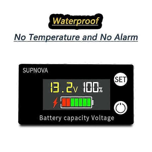 Battery Capacity Indicator DC 8V-100V Lead-Acid Lithium Lifepo4 Car Motorcycle Voltmeter Voltage Meter 12V 24V 48V 72V