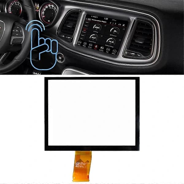 8.4-inch LCD Touch Screen for Jeep Grand Cherokee Transparent Transparent
