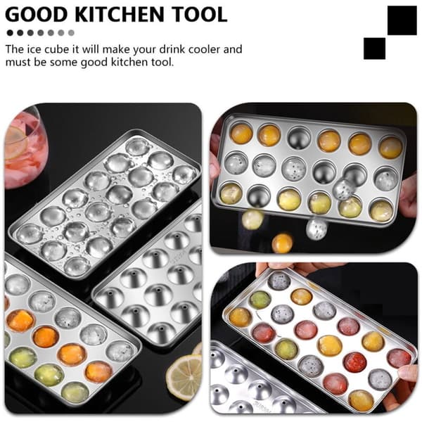 Ice Cube Mold for Round Ice Balls, DIY Ice Ball Maker, Practical for Parties, 1-piece