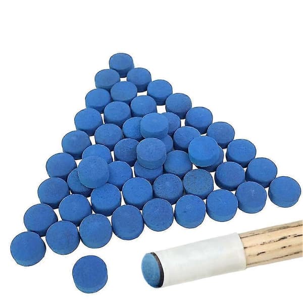 50 stk. Snooker Kø-spidser Pool Kø-spidser Billard Kø-hoved Billard Tilbehør 10mm Billard Kø-tilbehør