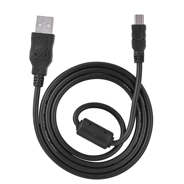 USB Data Cable USB 2.0 Mini B 5-Pin for Canon IXUS Cameras