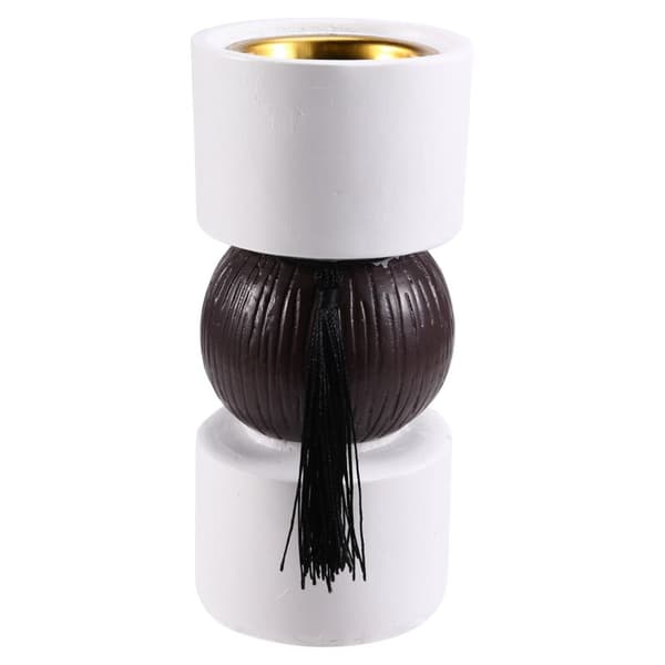 Elegant Middle Eastern Incense Burner, Resin Tassel Design, Perfect