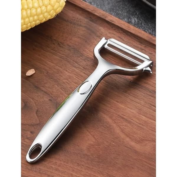 Grønnsaksskreller - Premium - Rustfritt Stål - Ergonomisk Håndtak - 2 Deler - Ultraskarp