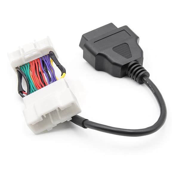 OBD2 Diagnostisk Grensesnittskabel Adapter Sele Kabeladapter Passer for Scan My og TesLAX Model 3