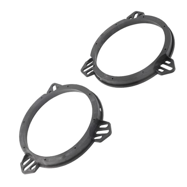 2pcs Speaker Spacer Adapter Bracket 6.5 Inch Black Door Speaker Adapter Spacer Rings Replacement for Subaru Impreza Forester