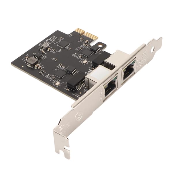 PCIe 2.5G netværkskort dobbeltport RTL8125B 2500M 1000M computer netværksadapterkort til stationær pc