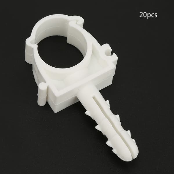U-shaped Pipe Clamp Water Pipe Fixed Clips Support Holder with Screws (25mm)