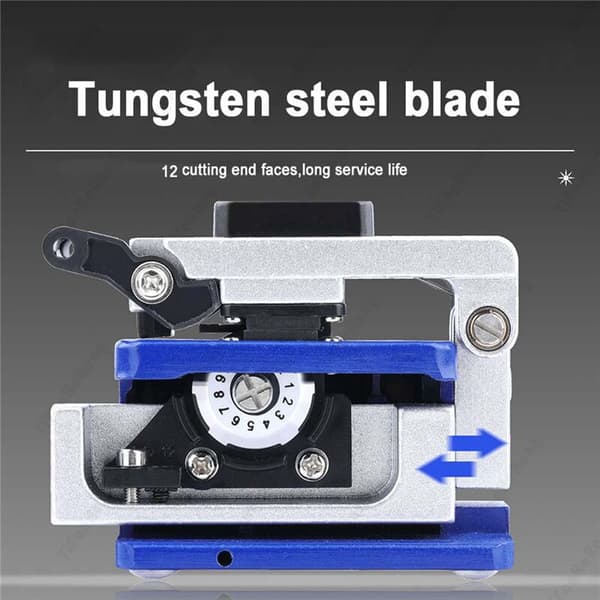 FC-6S FTTH Optical Fiber Cleaver Metal High Precision Connection Cold Cutting Tool
