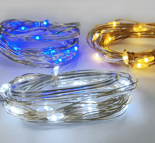 Blå 2 Innendørs Lyslenke 3M - 30 LED Lyslenke Soverom -