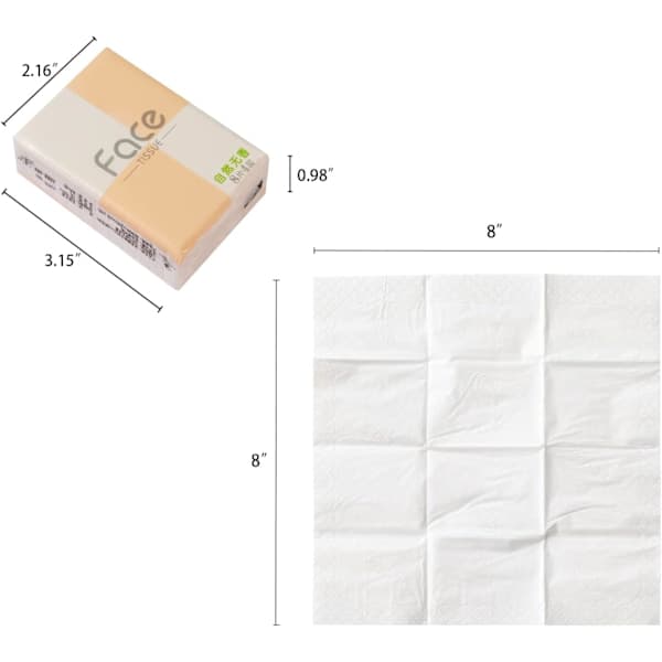 4-ply pocket tissues (36 packs of 10 tissues)