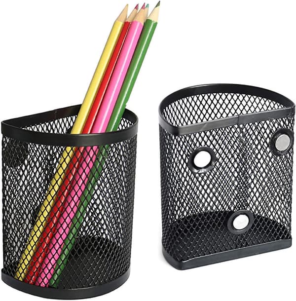 #Pennehus magnetisk penneholder metalnet rustfrit stål pennekurv#