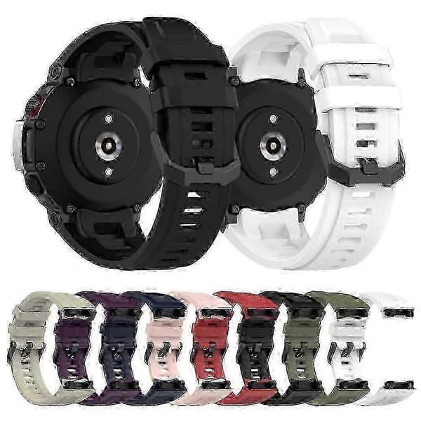 AMAZFIT T-Rex 2 Værktøj Inkluderet Silikone Erstatningsrem [DB] Blå Blue
