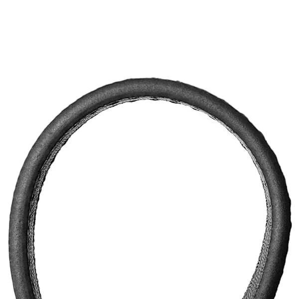 Håndtaske med rem i ægte læder SORT&GULD sort&guld