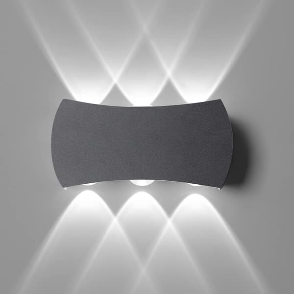 6W LED-seinävalaisin sisä- ja ulkokäyttöön, IP65 vedenpitävä 1200L