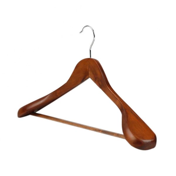 High-Quality Wide Shoulder Wooden Hangers - Solid Wood Suit Hangers