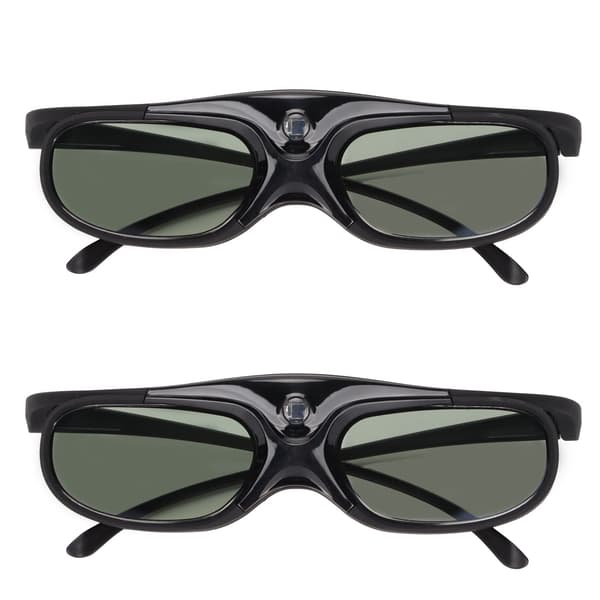 2 st 144Hz 3D Active Shutter Glasses DLP LinK LCD-lins 3D-glasögon för 3D DLP-projektorer