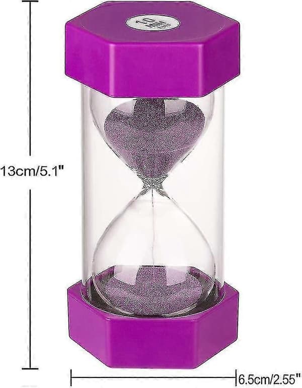 Sæt med 5 sandure til børn, sandursfunktion, sandursfarver, køkkentimer, køkkentimer med sandur, 3, 5, 10 og 30 minutter...