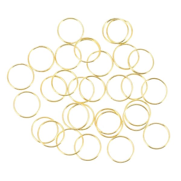 300 stk. krone lysekrone forbindelsesring DIY krystalkugle ring belysningstilbehør