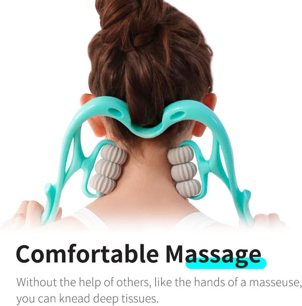 Nackmassager (blå), Nackmassagerulle, Nackrulle, Nacke och