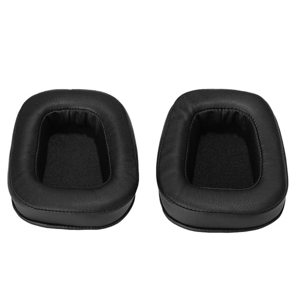Udskiftningsørepuder kompatible med Logitech G933 G633 G533 (1 par, sort)