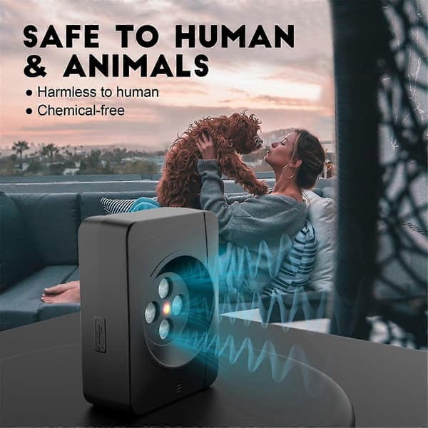 Anti-barking device, dog bark control devices with 3 modes, rechargeable ultrasonic dog bark deterrent