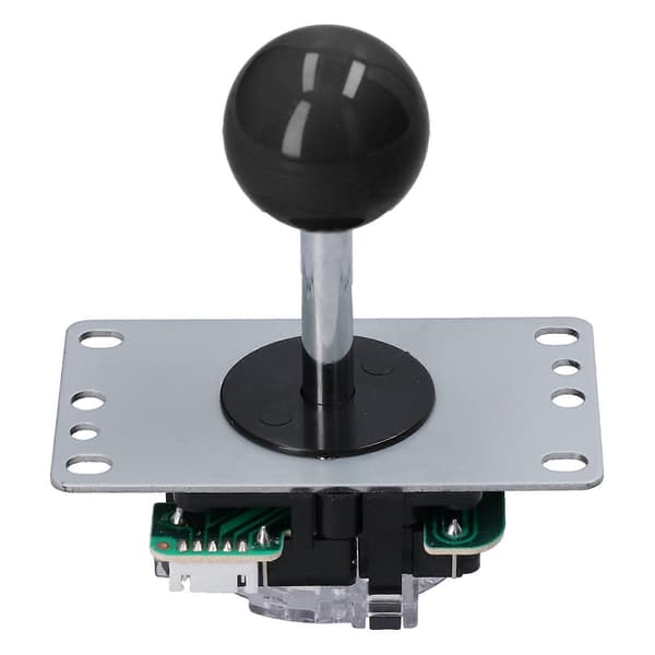 QM070901 Arcade Game Joystick Kit Zero Delay Arcade Game DIY Kit Parts with Encoder Board 10 Buttons Joystick for MAME Black