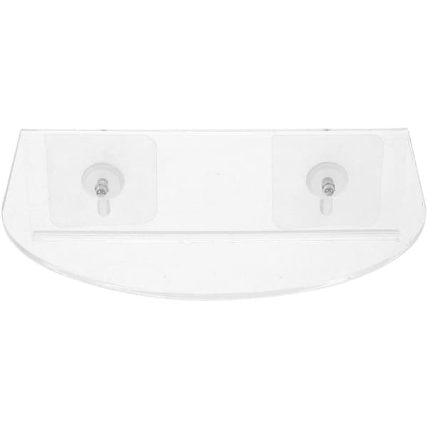 Vindushylle med sugekopper for planter