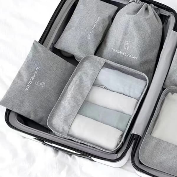 Toalettväska, Necessär, Kosmetikväska, Makeup Organizer för Män & Kvinnor (Svart)