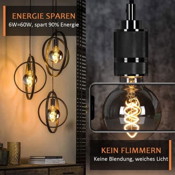 E27 Vintage LED-pære, Vintage Edison E27-pære