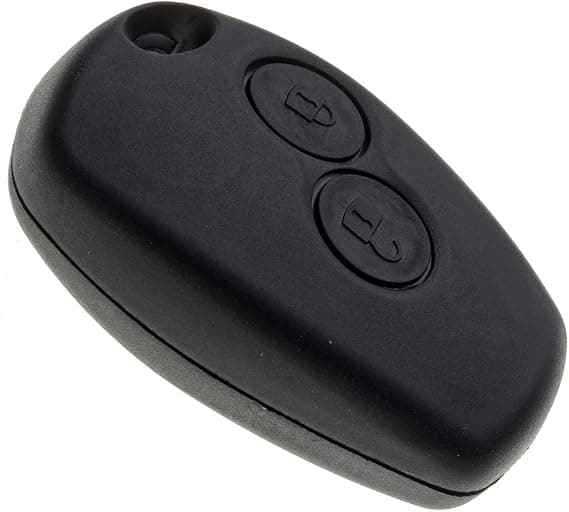 Key Shell without Blade Compatible with Dacia Logan, Sandero, Duster, Lodgy, Renault Trafic and Opel Vivaro Car Key Shell Remote 2 Buttons