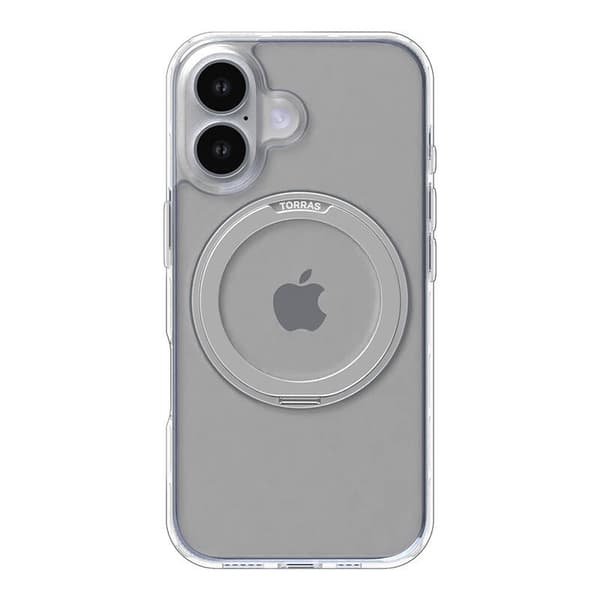 Torras Ostand Pro Fodral för iPhone 16 Plus (Transparent)