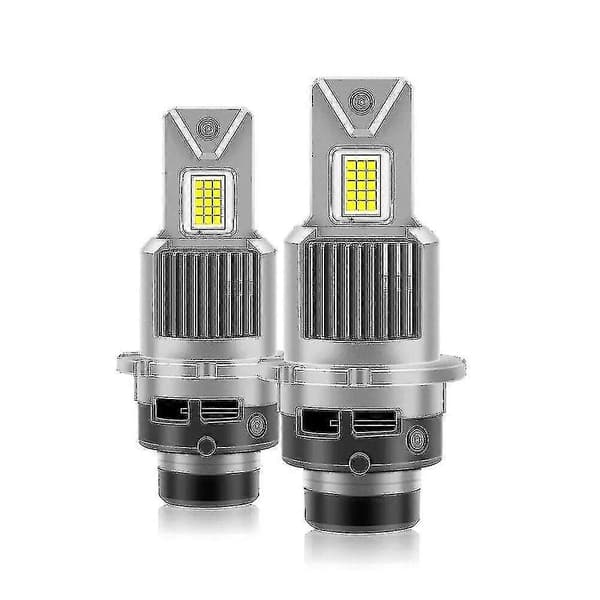 D4s d4r d2r d2s LED-frontlyspærer 6000k hvit konverteringssett plug and play xenon hid lys erstatning canbus feilfri D2s D2s
