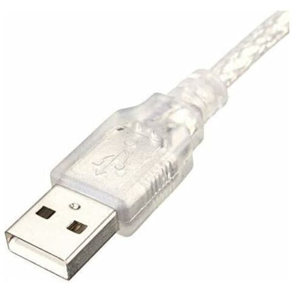 USB Male to FireWire IEEE 1394 Adapter Cable, 4-Pin iLink, Compatible with Sony DCR-TRV75E DV