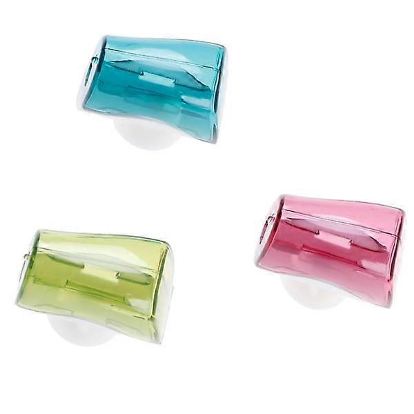 3 Pcs Toothbrush Holder Dustproof Wall Mounted Suction Cup Toothbrush