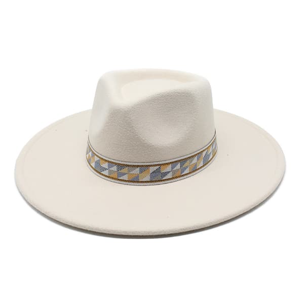 Bowlerhatt i britisk stil, filthatt, bredbremmet hatt, tweed-hatt