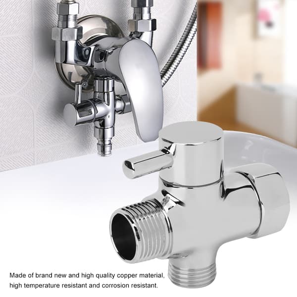 Treveis avleder for servant, solid messing universal standard vannstrømskontrolladapter med ventilkjernestrukturdesign, korrosjon