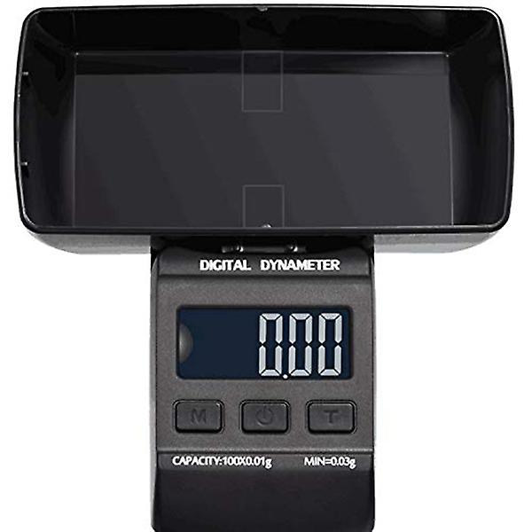 Ammattimainen erittäin tarkka digitaalinen levysoittimen vaaka, mittari, varren kuormituskenno, LCD-taustavalo 100G/0,0