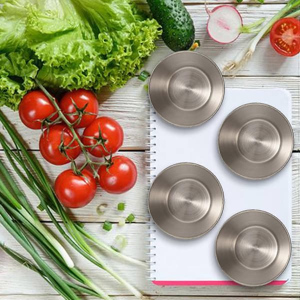24-pak saucekopper i rustfrit stål, kommercielle dyppesaucekopper, ramekin saucekopper P