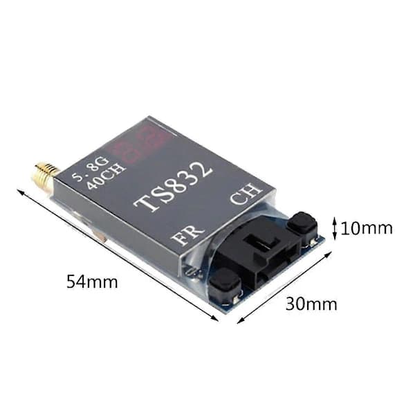 [PL】Ts832 Fpv Trådløs Sender 5.8g 600mw Med Antenne Trådløs Sender Til Fpv Multikopter Rc Quadcopter