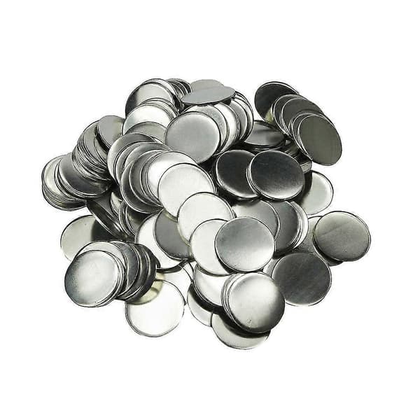 100 pcs 58mm Pin Badge Maker Machine Button Parts Accessories Blank White (FMY)