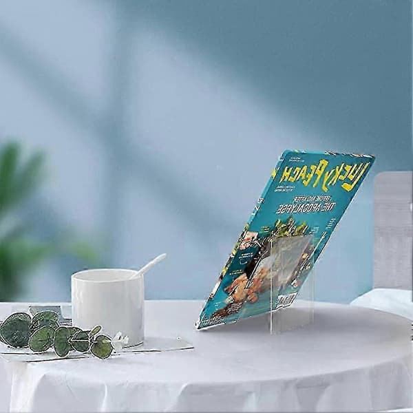 Transparent Display Stand 6-pack for Books, Pictures, and Decorative Items [DB]