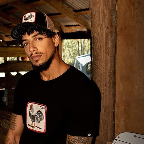 Truckerlue for menn - Mesh Baseball SnapBack Cap - The Farm