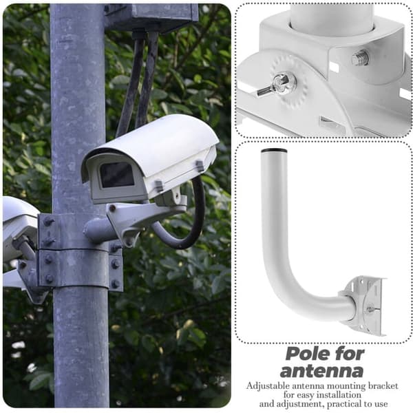 Antenna Mount for Outdoor and Wind Use, Compatible with Various Antennas