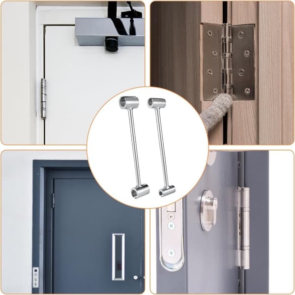 2 Door Hinge Adjustment Wrenches - Adjustable 8-19mm & 19-25mm for Round Bolt Hinges