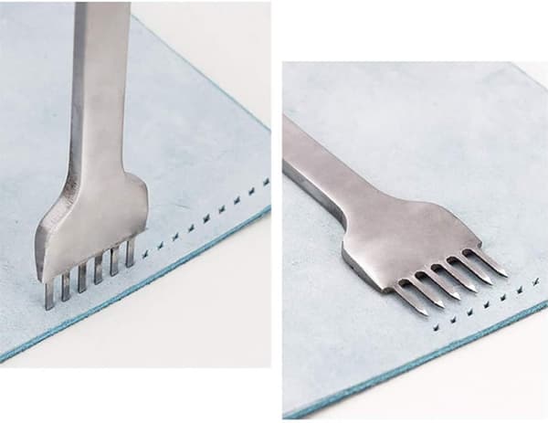 Hulstempelværktøjssæt, 3 mm DIY Læderkit, Læderhåndværk Hulstempel